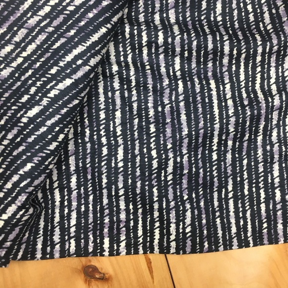 LOFT | Navy Printed Pleated Mini Skirt – 8 - Picture 7 of 8